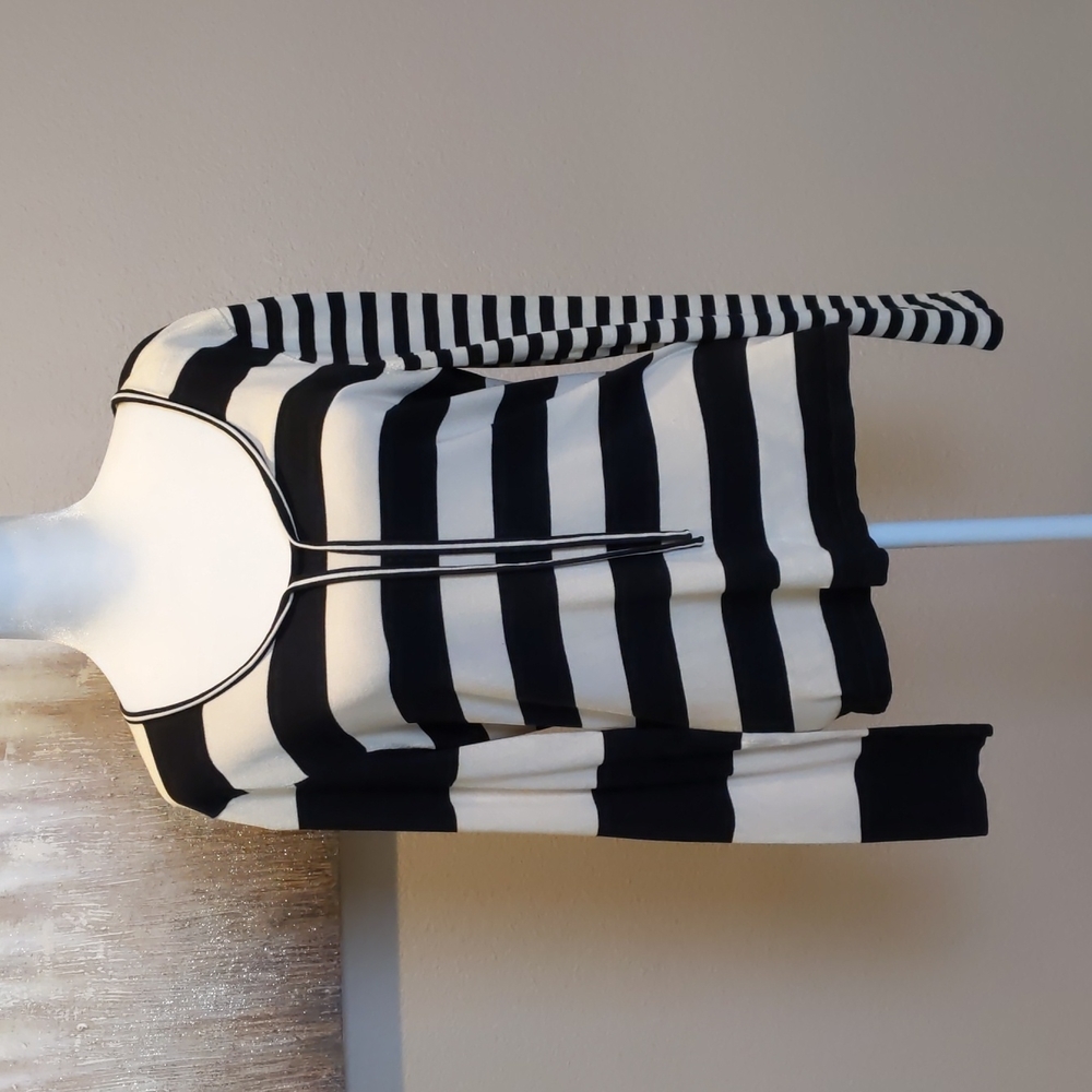 Josephine Chaus silk blend striped sweater